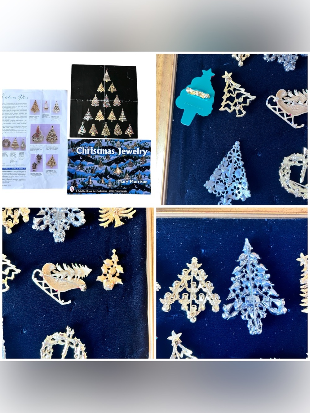 Mixed Signed Christmas Tree Holiday Pin Brooch Lot 120+ Pieces Vintage Modern - Picture 9 of 13